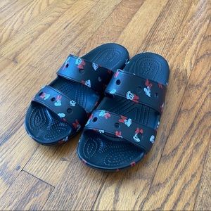 Minnie Mouse Crocs Slides